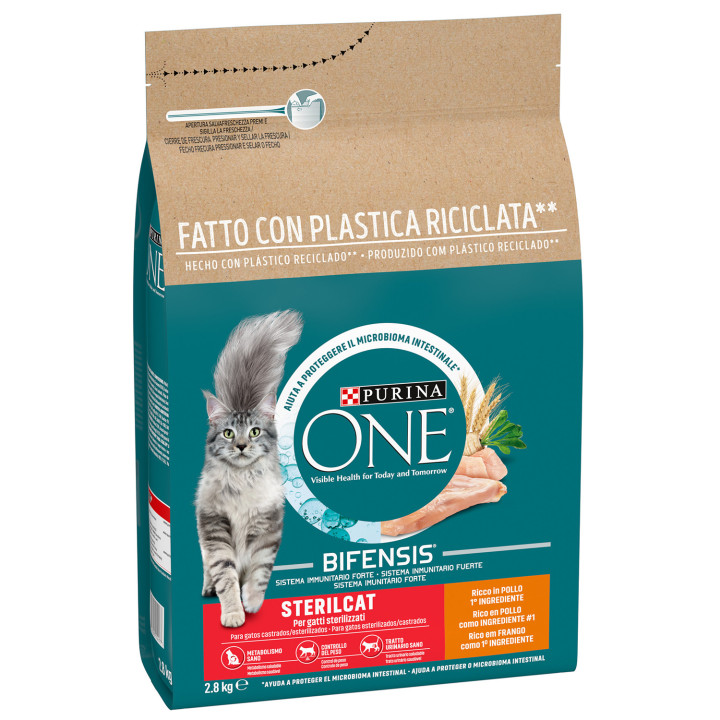 PURINA ONE  Bifensis Esterilizado rico en Pollo y Trigo