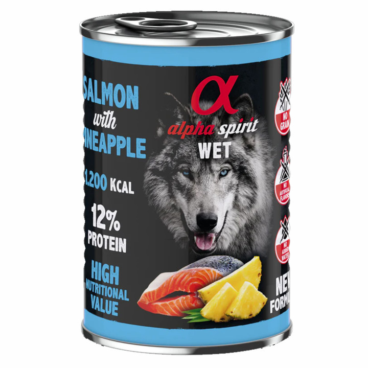Alpha Spirit Salmón y Arándanos (Lata)