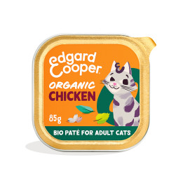 Paté de pollo ecológico sin cereales para gatos Edgard & Cooper