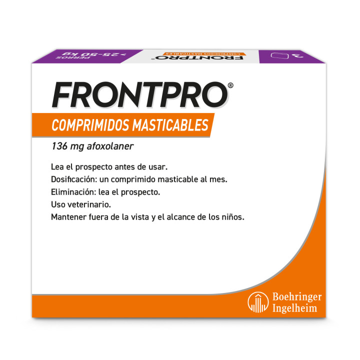FrontPro Comprimidos Antiparasitarios Masticables - Kompymascotas