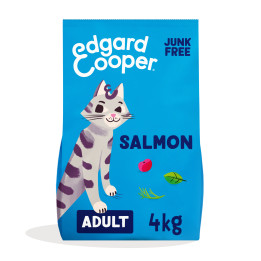 Edgard & Cooper, pienso sin cereales con salmón fresco para gatos adultos