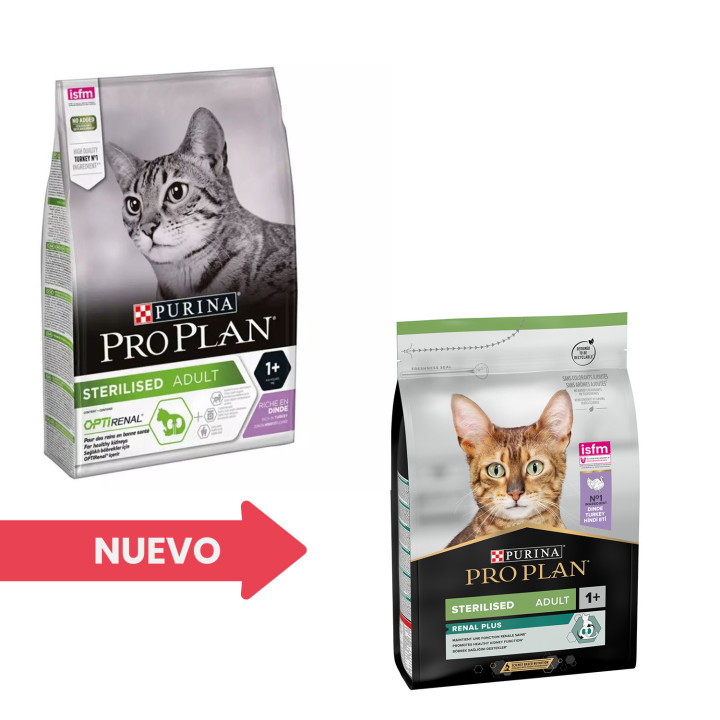 Purina Pro Plan Sterilised Gato Pavo Pienso para gatos - Kompymascotas