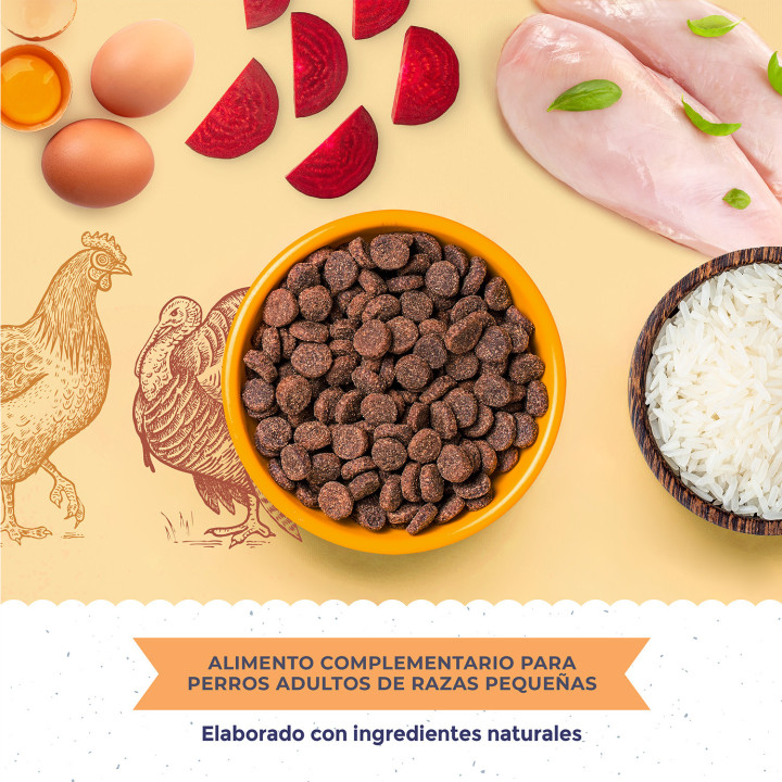 Boske Adult Mini Chicken & Torkey Low Grain - Kompymascotas