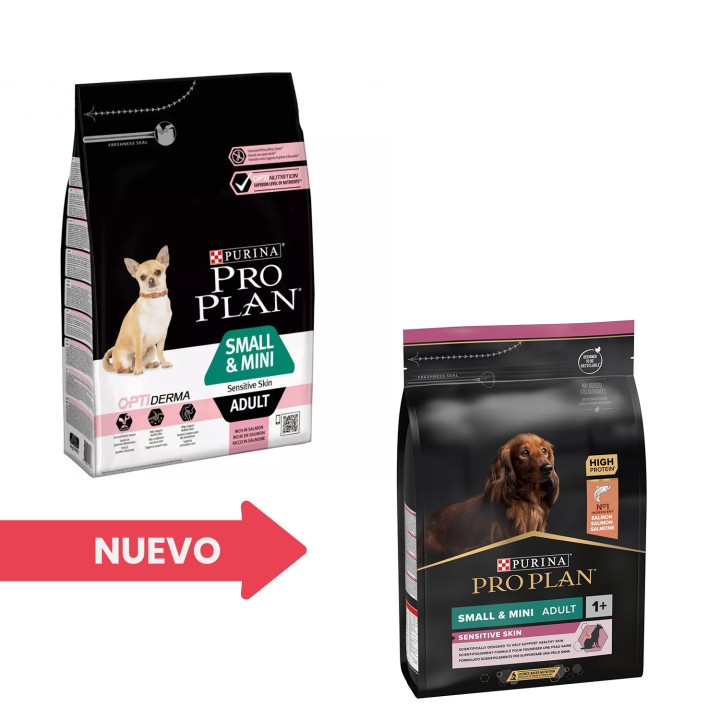 Purina Pro Plan Small & Mini Adult Sensitive Skin Pienso para perros - Kompymascotas