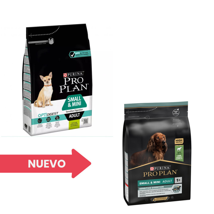 Pienso Purina Pro Plan Small Adult Digest Cordero - Kompymascotas