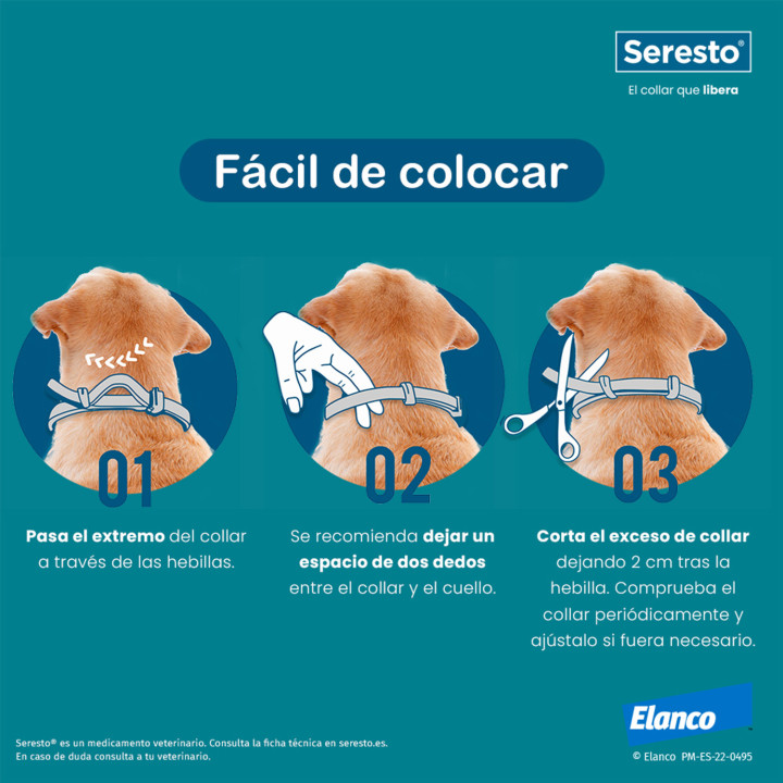 Seresto Collar antiparasitario para perros - Kompymascotas