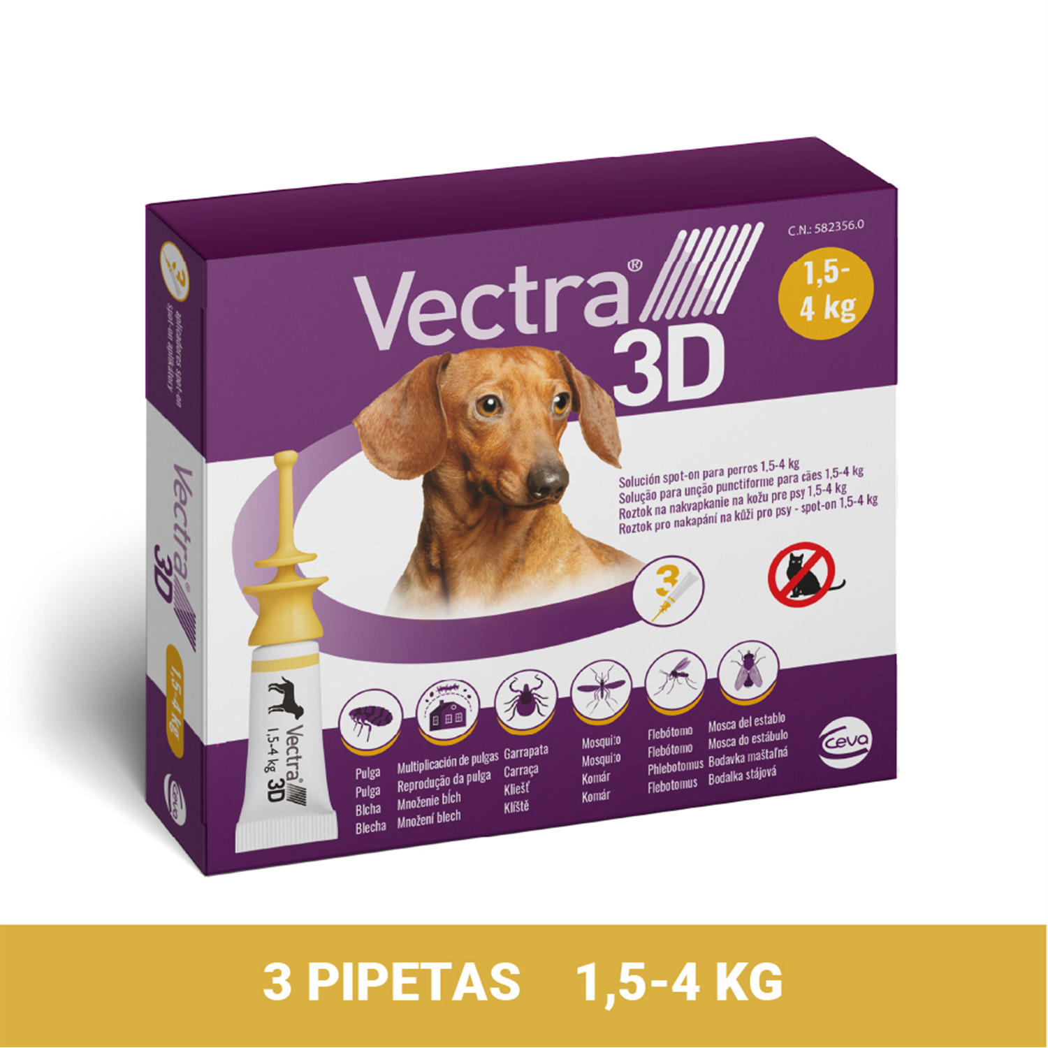 Pipetas antiparasitarias perro