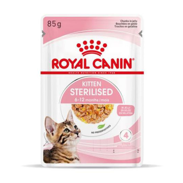 Royal Canin Kitten Sterilised gelatina - Kompymascotas