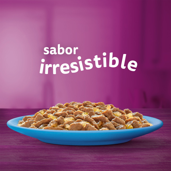 Alimento húmedo completo y equilibrado whiskas pescado 