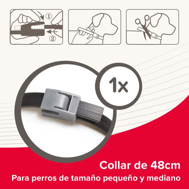 Canishield Collar antiparasitario Triple Protección para Perros