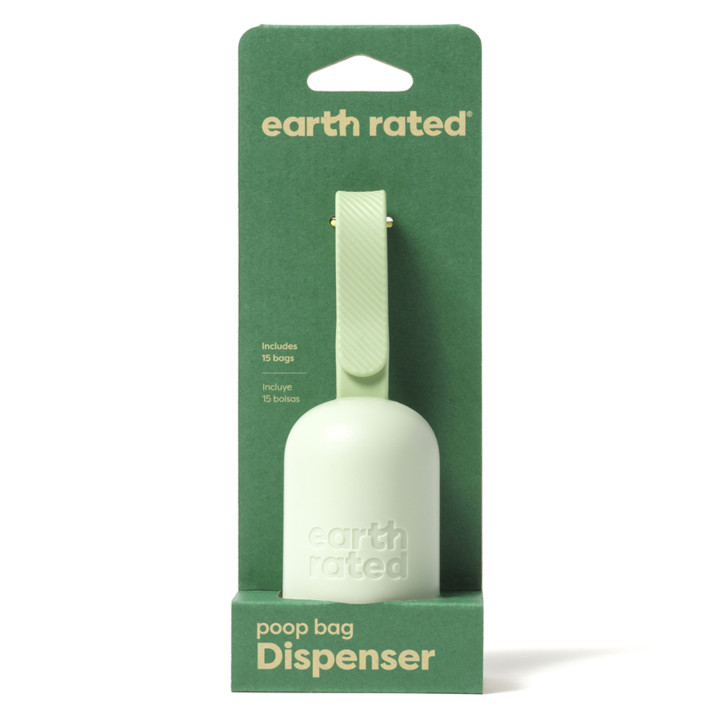 Dispensador Earth Rated 15 Bolsas Sin aroma