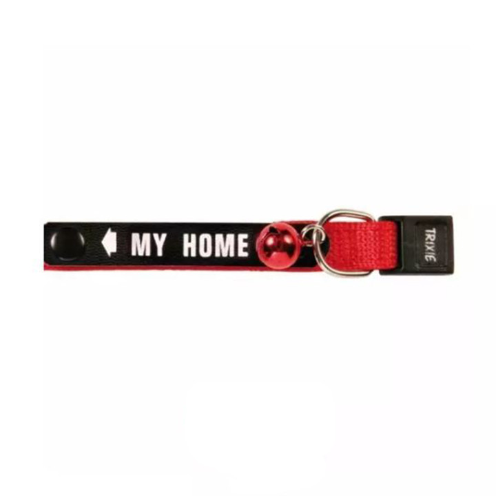 Collar gatos con placa identificativa, nylon-Kompymascotas