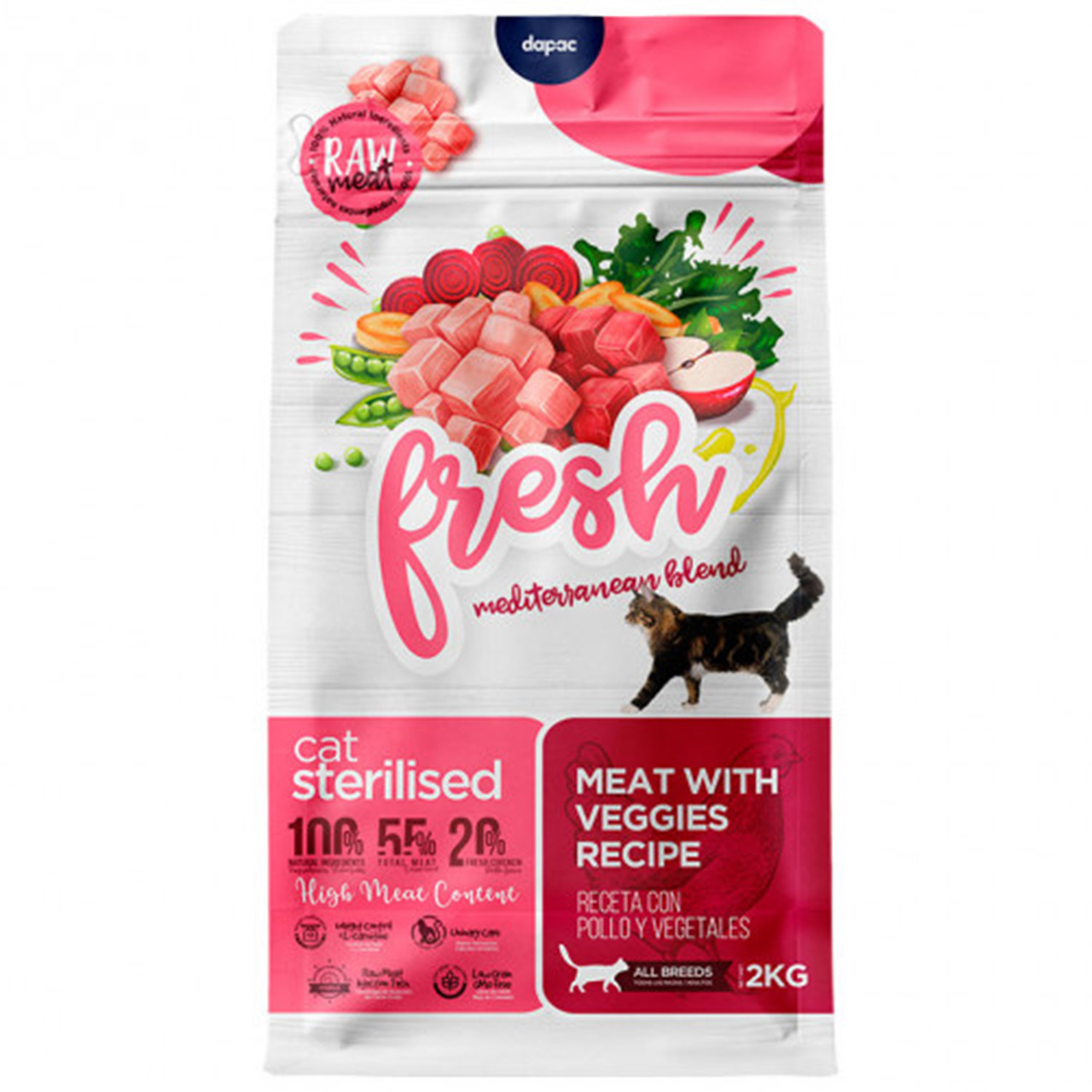 Fresh mediterranean blend gato