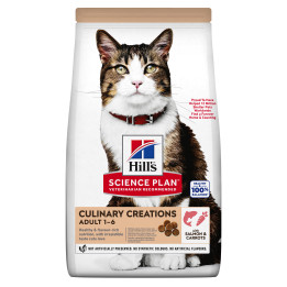 Hill´s Science Plan Culinary Creations Alimento seco para gatos adultos con salmón y zanahorias