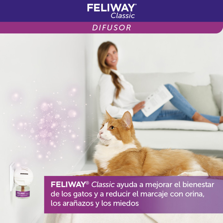 Feliway Classic, Salud para gatos - Kompymascotas
