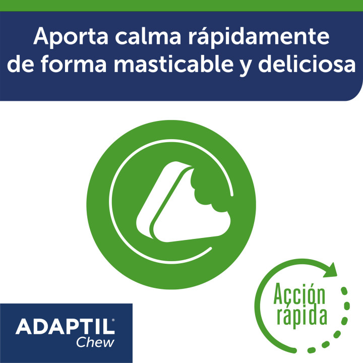 Adaptil Chew Snack Masticable para Calmar la Ansiedad