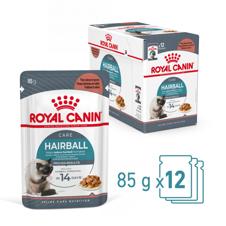 Comida húmeda Royal Canin Hairball Care para gatos - Kompymascotas