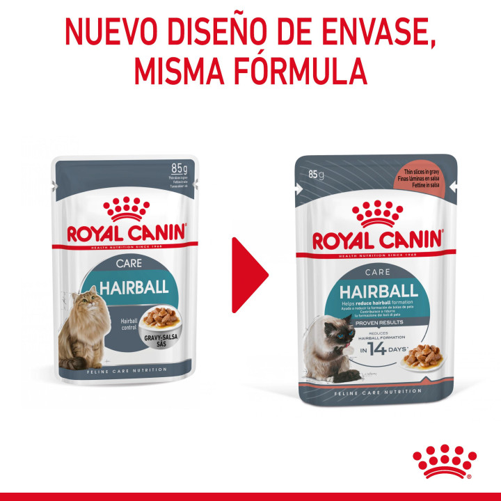 Comida húmeda Royal Canin Hairball Care para gatos - Kompymascotas