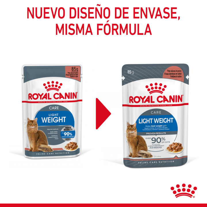 Comida húmeda Royal Canin Ultra Light para gatos - Kompymascotas