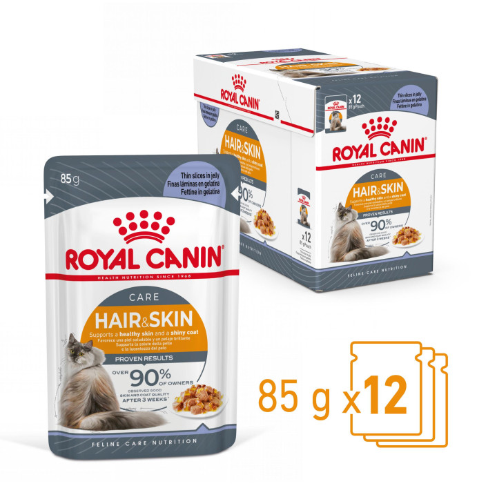 Comida húmeda Royal Canin Intense Beauty (Jelly) para gatos - Kompymascotas