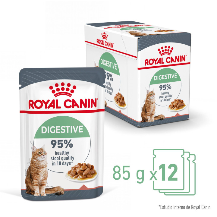 Royal Canin Digest Sensitive, Comida húmeda para gatos - Kompymascotas