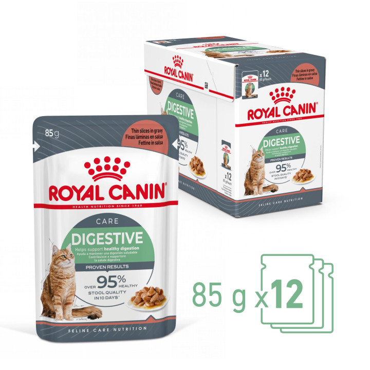 Royal Canin Digest Sensitive, Comida húmeda para gatos - Kompymascotas