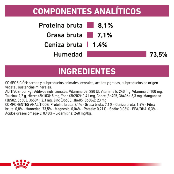 Royal Canin Cardiac, comida húmeda para perros - Kompymascotas