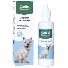 CanBel, limpiador contorno ojos, higiene para mascotas - Kompymascotas