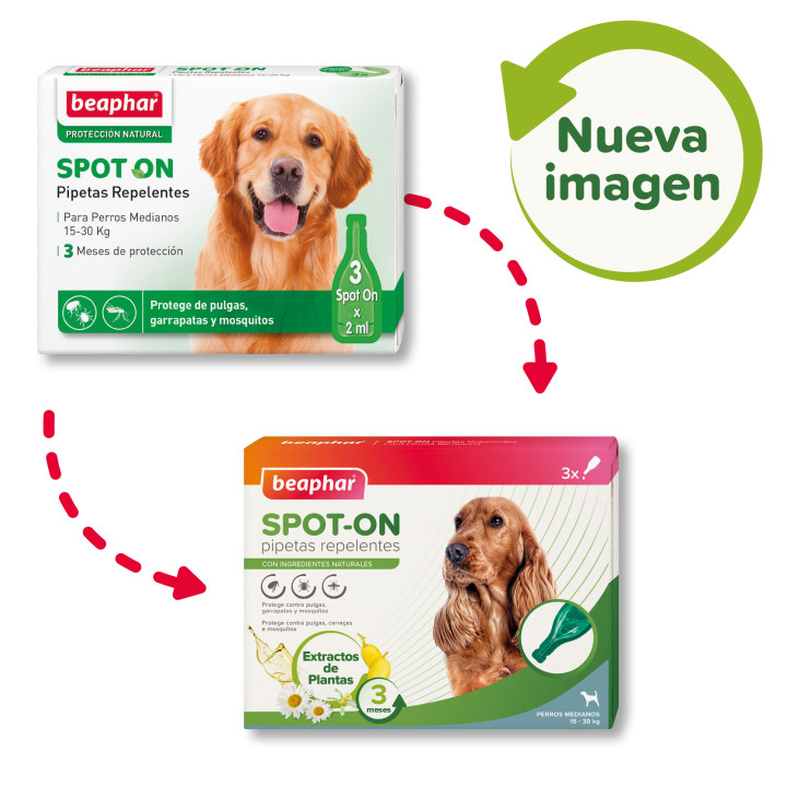 Beaphar Pipetas repelentes antiparasitarias - PiensoyMascotas