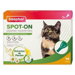 Beaphar pipetas repelentes antiparasitarias gatos - PiensoyMascotas
