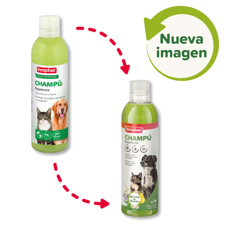 Champú Repulsivo Antiparasitario 250ml - PiensoyMascotas