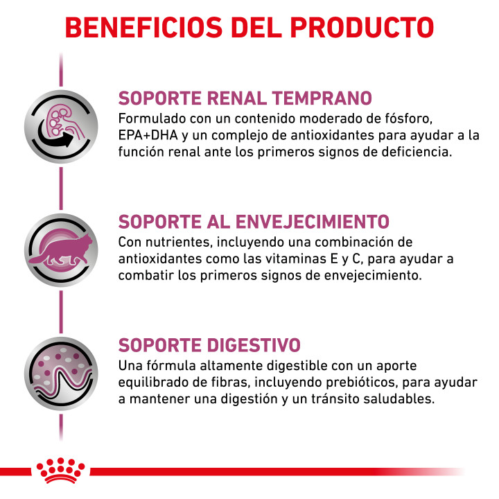 Comida húmeda para gatos Royal Canin Senior Consult Stage 2 - Kompymascotas