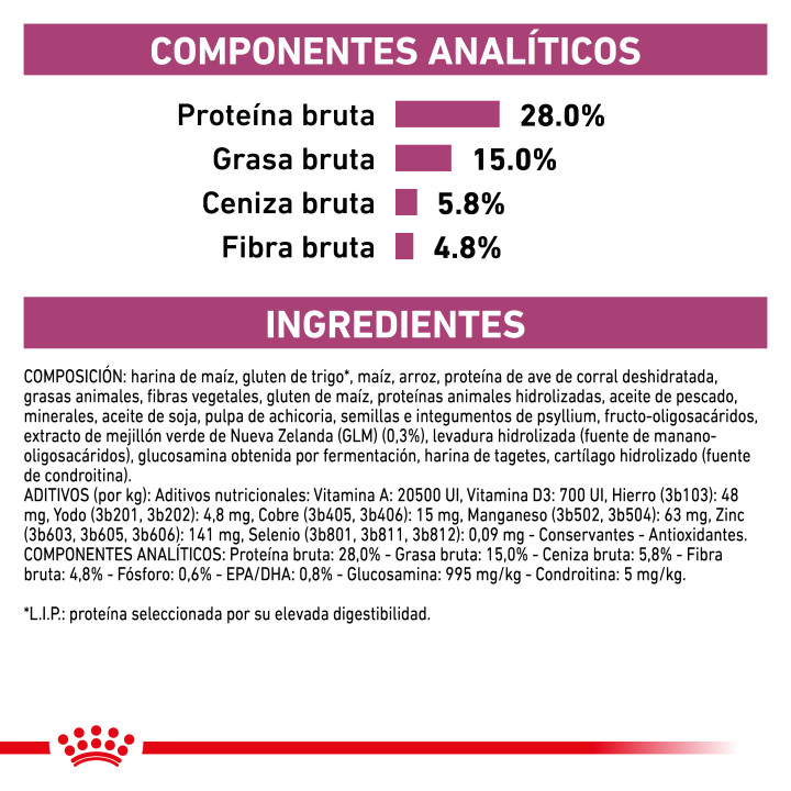 Pienso veterinario Royal Canin para gatos Mobility - Kompymascotas
