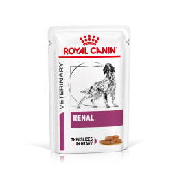 Comida húmeda Royal Canin Renal Finas láminas en salsa - Kompymascotas