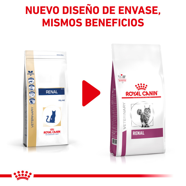  Pienso veterninario Royal Canin para gatos Renal - Kompymascotas