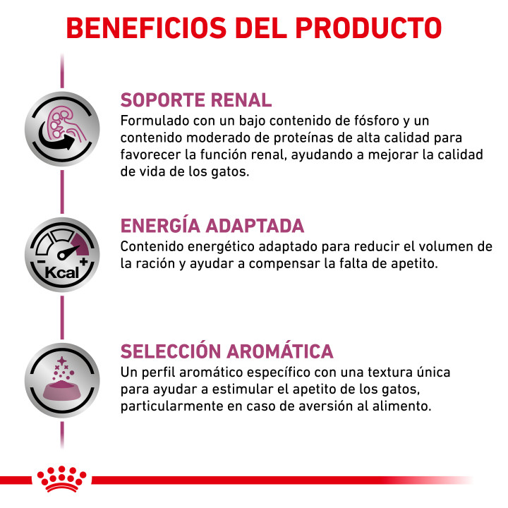Comida húmeda para gatos Royal Canin Veterinary Diet Renal (Pollo) - Kompymascotas
