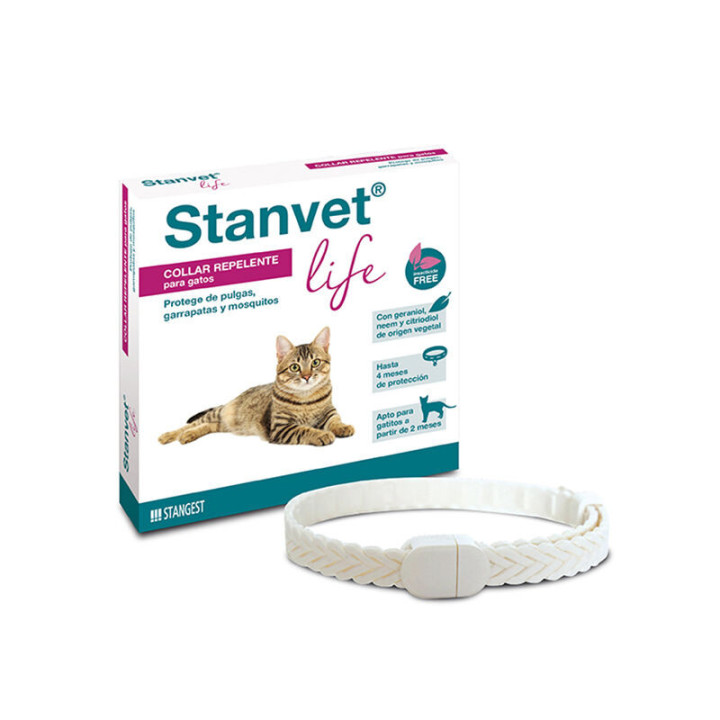 Collar Stanvet Life gato-PiensoyMascotas.com