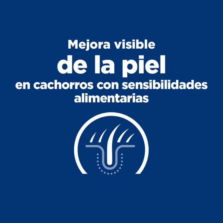 Hill's Prescription Diet Derm Complete Pienso para cachorros con problemas de pelo y piel