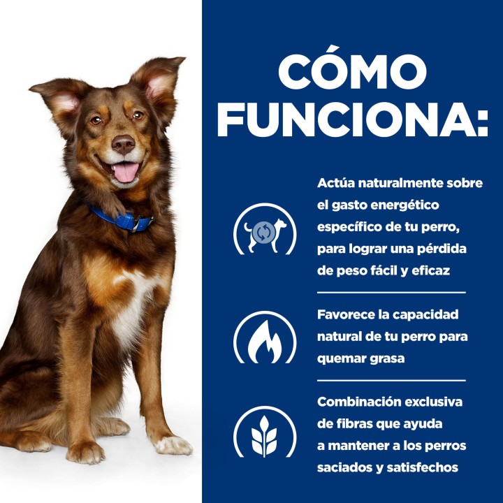 Hill's Prescription Diet Metabolic Control de Peso estofado para perros con pollo y verduras - lata