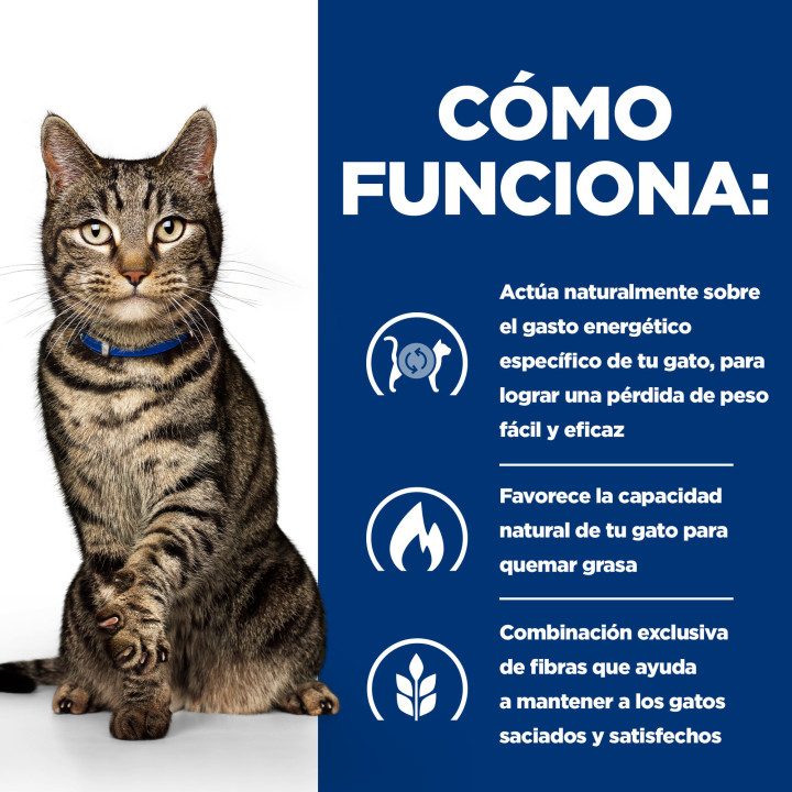 Hill's Prescription Diet Metabolic alimento húmedo Estofado para Gatos con Pollo y Verduras Añadidas - lata