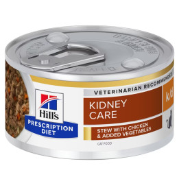 Hill's Prescription Diet k/d alimento húmedo Estofado para Gatos con Pollo y Verduras Añadidas - lata