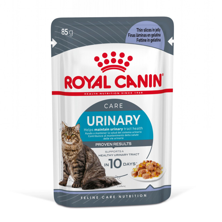  Royal Canin Urinary Care comida húmeda en gelatina para el cuidado urinario en gato adulto 