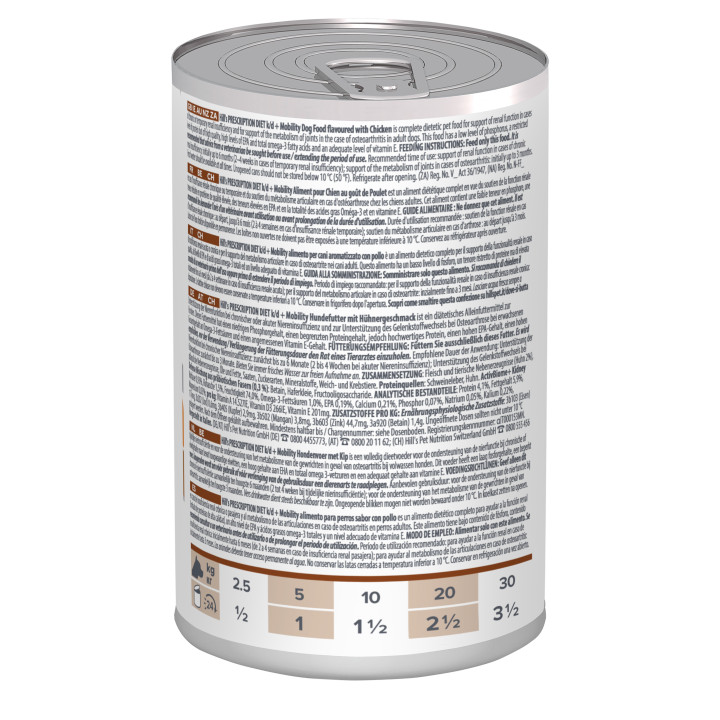 Hill's Prescription Diet k/d + mobility alimento húmedo para perros con Pollo - lata