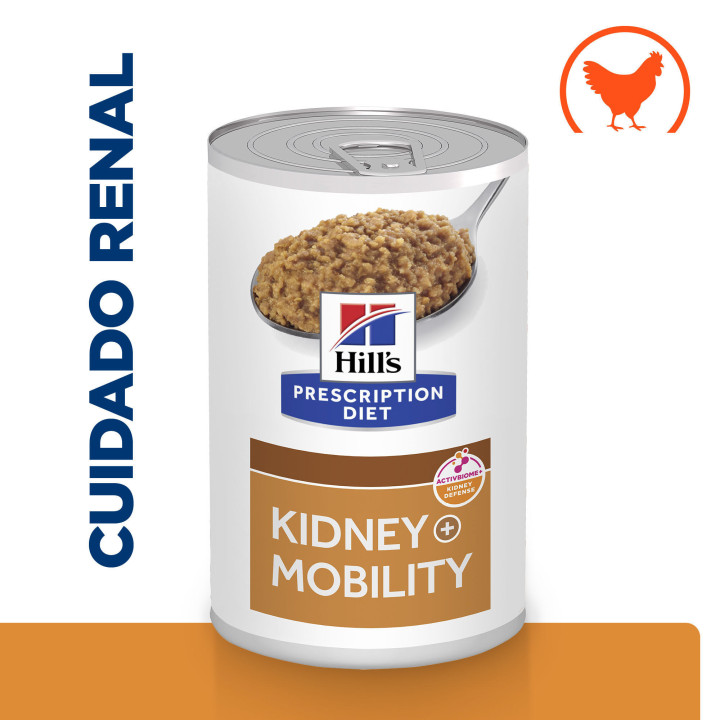 Hill's Prescription Diet k/d + mobility alimento húmedo para perros con Pollo - lata