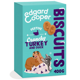 Galletas navideñas de pavo y pato para perros | Edgard & Cooper