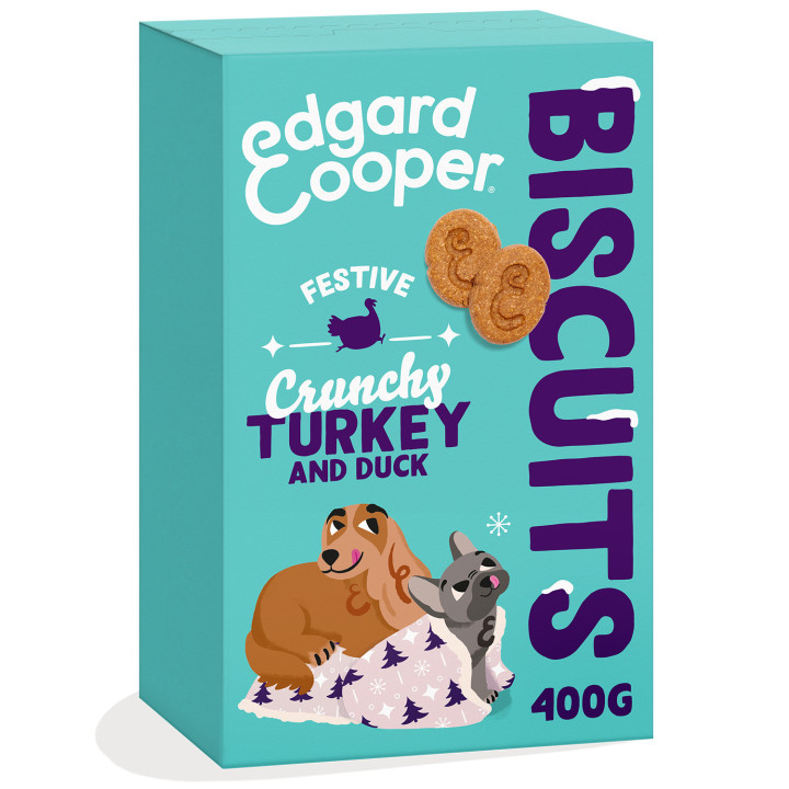 Galletas navideñas de pavo y pato para perros | Edgard & Cooper
