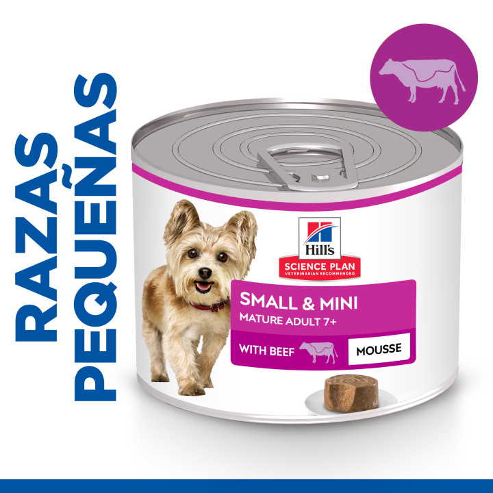 Hill's Science Plan Canine Mature Mousse Small & Mini Ternera 