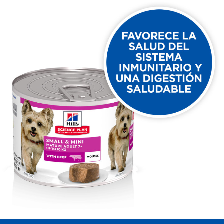 Hill's Science Plan Canine Mature Mousse Small & Mini Ternera 