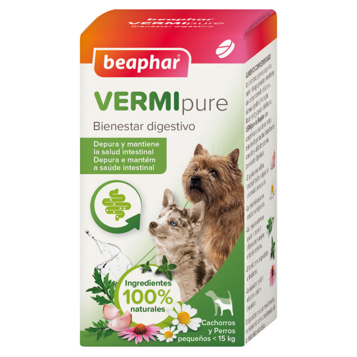 Beaphar Vermi Pure Antiparasitario interno para cachorros  - Kompymascotas