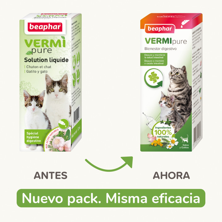 Vermi Pure Solución oral antiparasaitaria - PiensoyMascotas